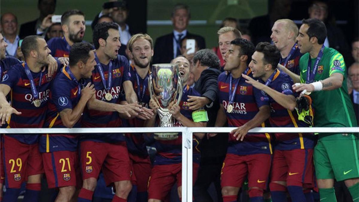 El FC Barcelona ganó en Tiflis su sexta final europea consecutiva