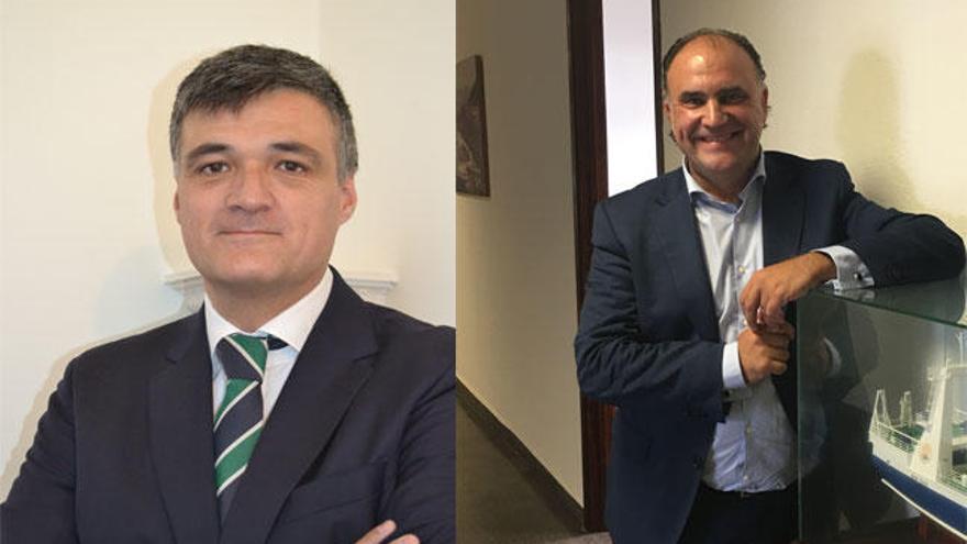 Carlos Sánchez (izquierda) y Manuel Hernández (derecha) se incorporan a la directiva de Nueva Pescanova. // FdV