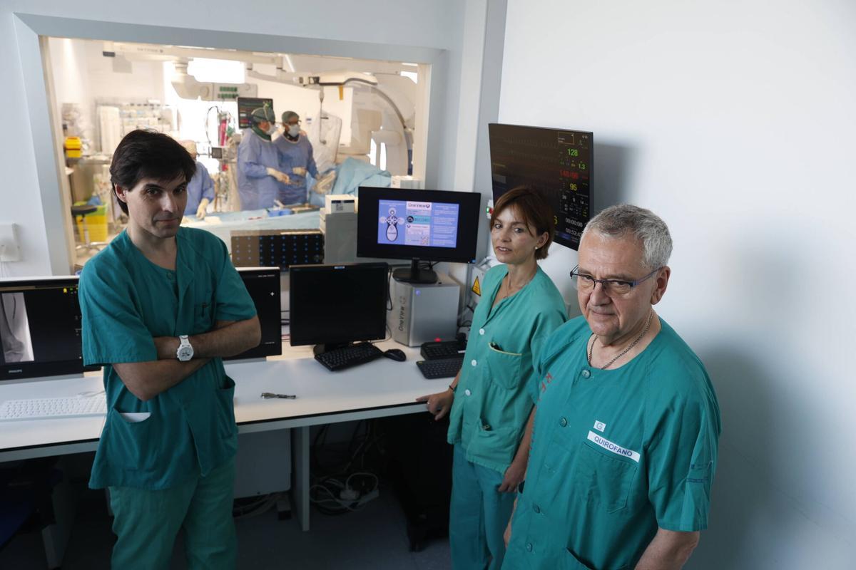 El servicio de Angiología y Cirugía Vascular ya ha realizado dos intervenciones con este procedimiento.