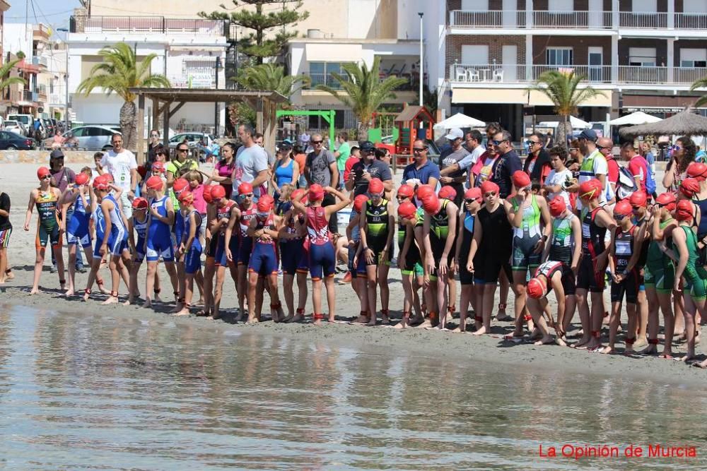 Final de triatlón de Deporte en Edad Escolar