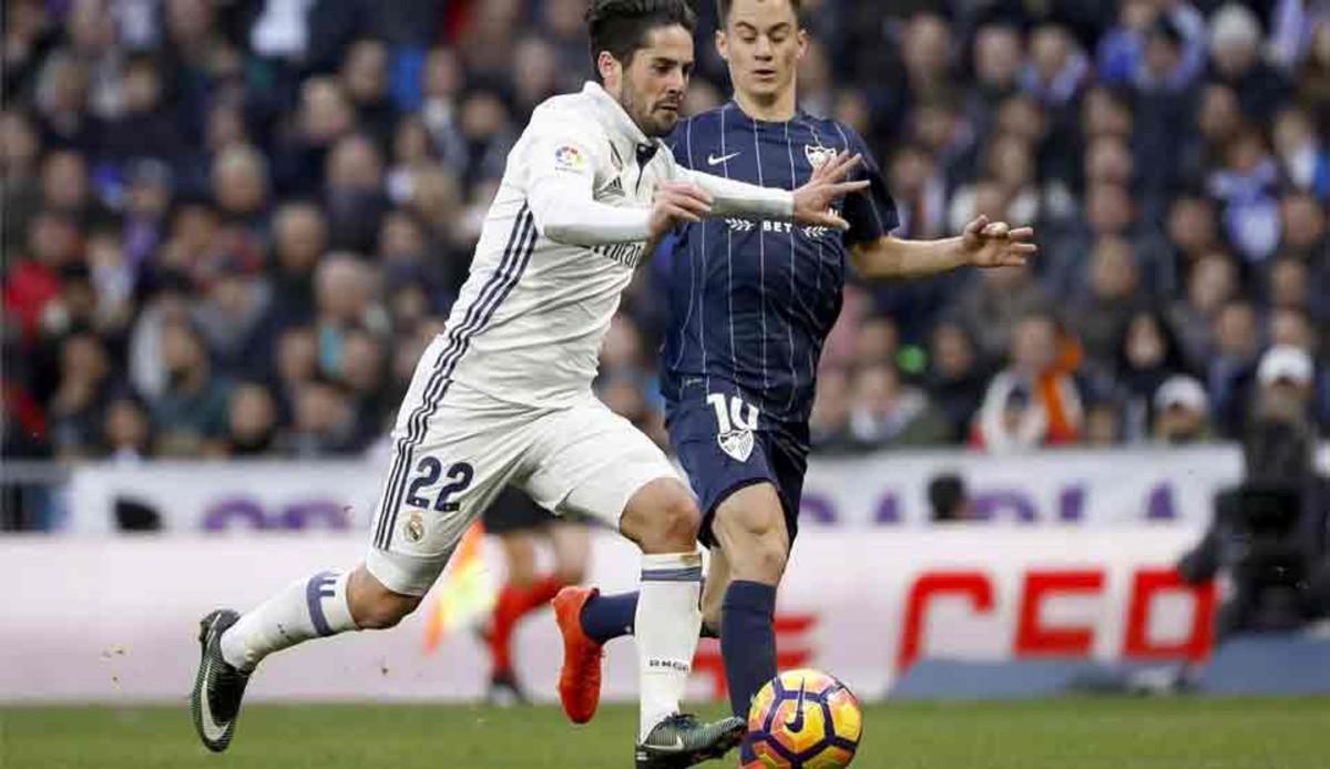 Isco será protagonista en el próximo Málaga - Real Madrid