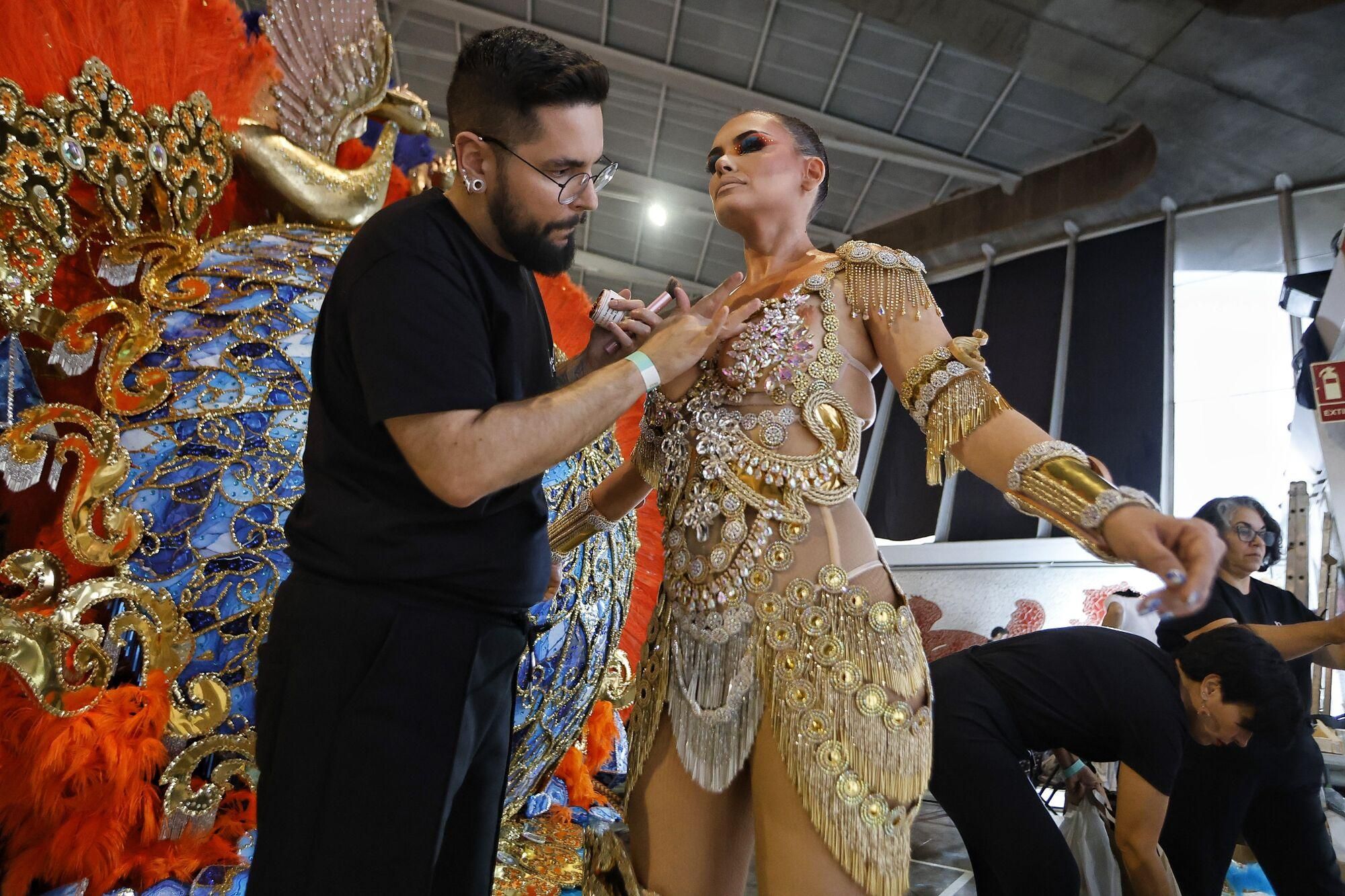 Backstage de la Gala de la Reina de Santa Cruz de Tenerife