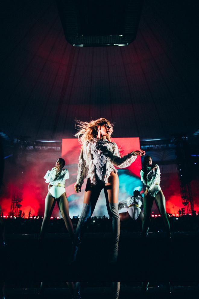 Beyoncé en concierto en Frankfurt en 2016