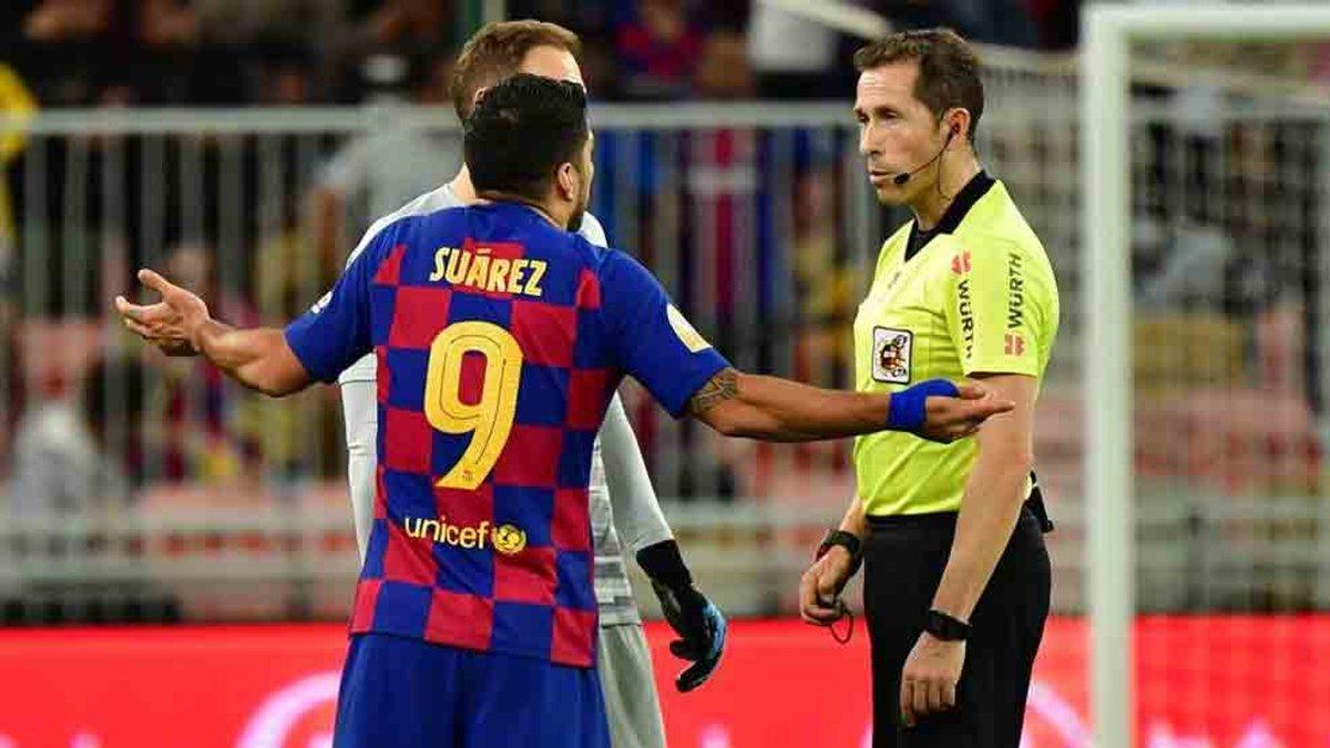 El VAR anuló dos goles al Barcelona en la semifinal de la Supercopa de España