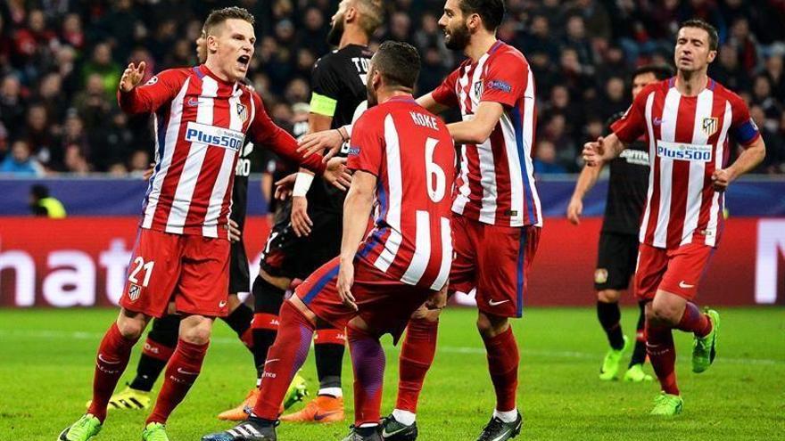 El Atlético vence y encarrila eliminatoria en Leverkusen (2-4)