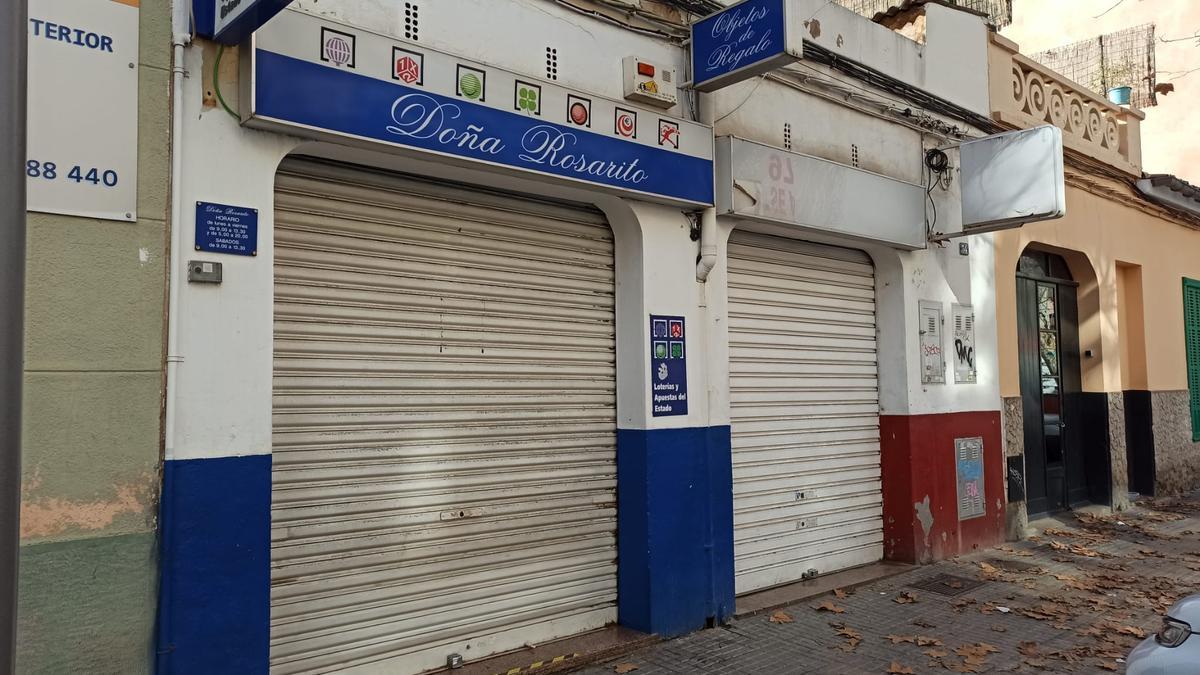 Punto de venta de la calle Benet Pons Fàbregues de Palma.