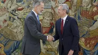 El Rey recibe a Rueda tras su elección como presidente de Galicia