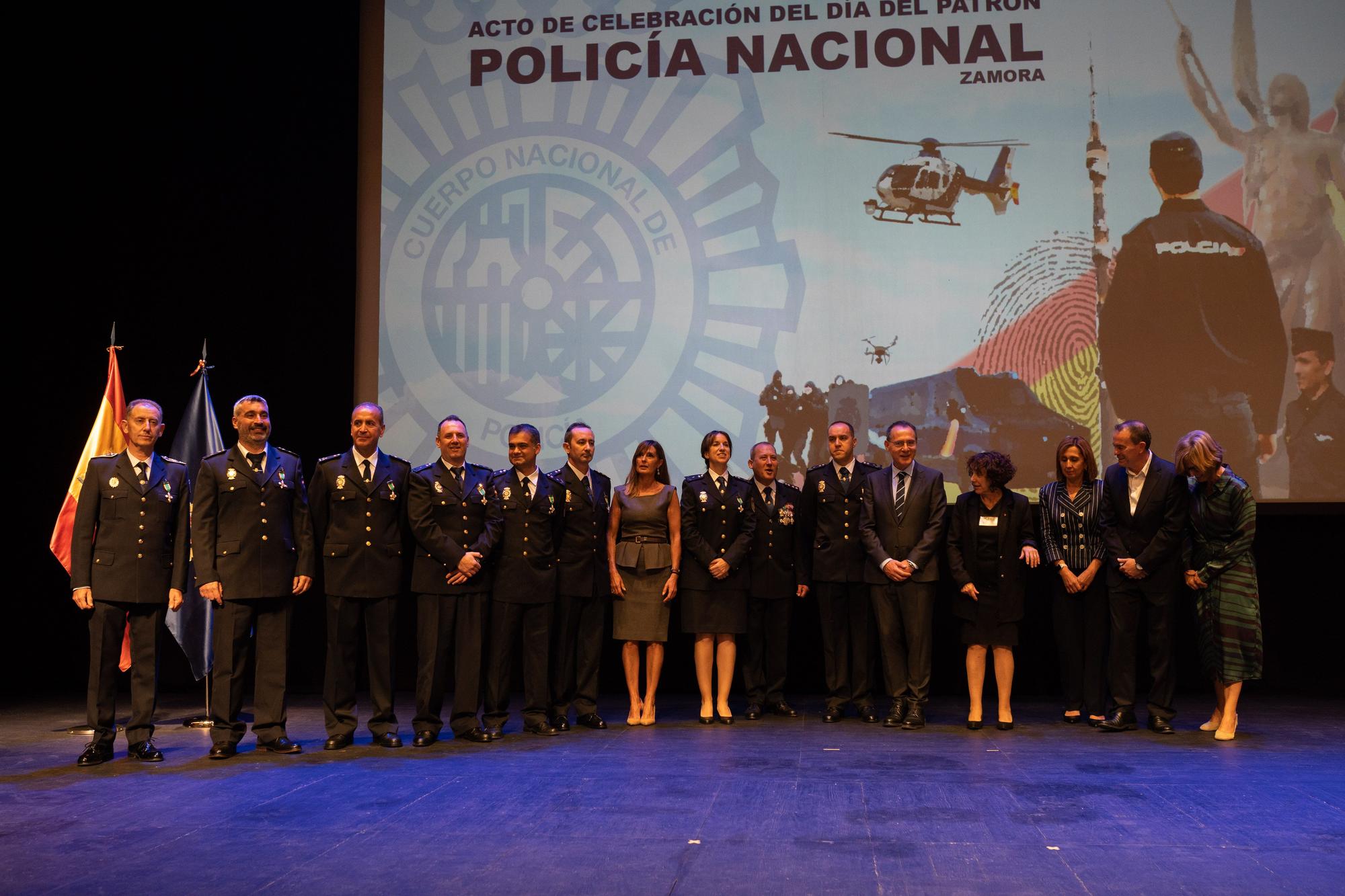 La Policía Nacional de Zamora celebra la fiesta de los Ángeles Custodios