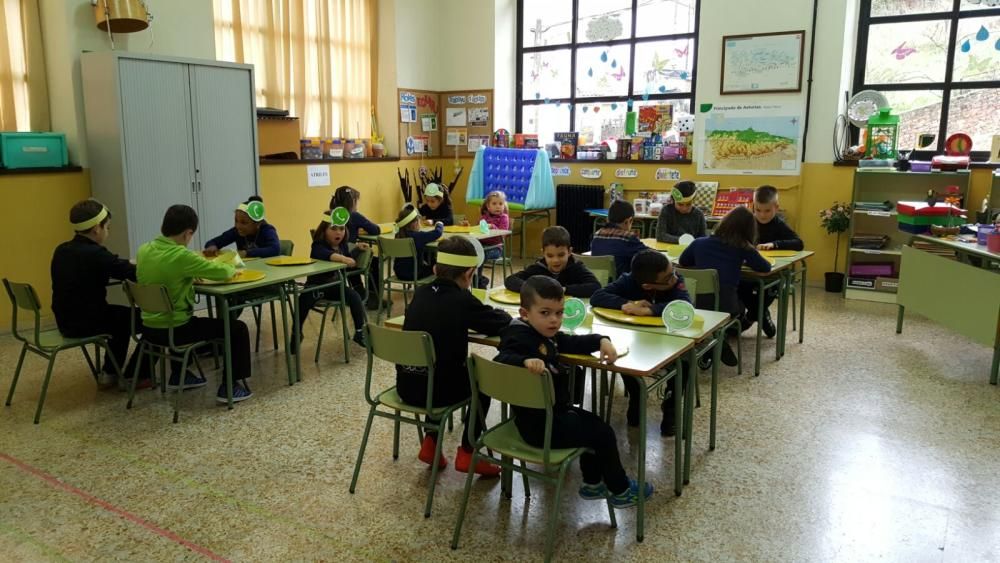 Carnaval en el colegio Santa Eulalia de Ujo.