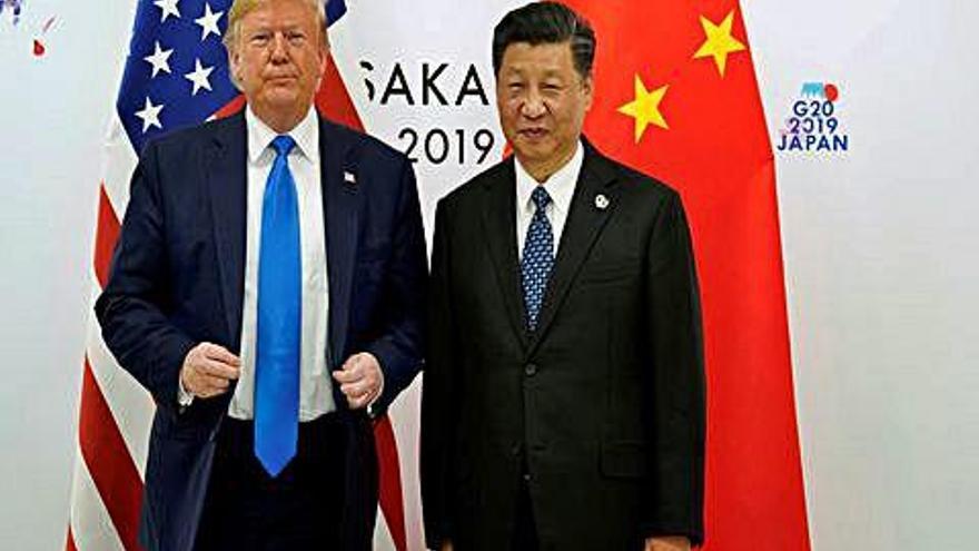 Donald Trump i Xi Jinping, en una imatge d&#039;aquest juny.