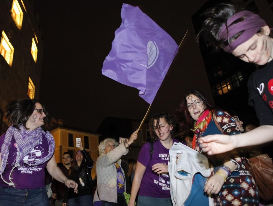 Manifestación del día de la mujer en Gijón