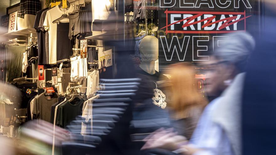 El «Black Friday», la campaña que ya supone hasta un 50 % más en ventas en el comercio de Alicante