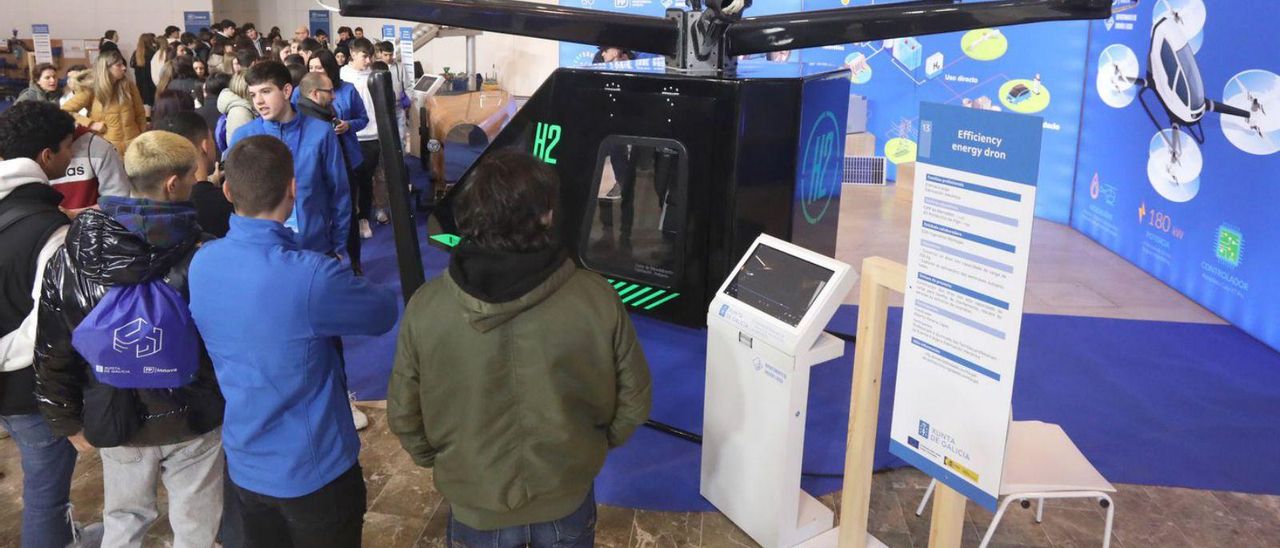 Un proyecto expuesto en el congreso FP Innova. | // XOÁN ÁLVAREZ