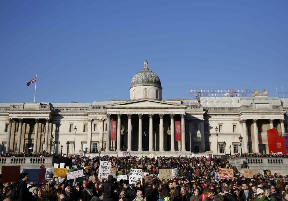 Protestas contra Donald Trump en Londres