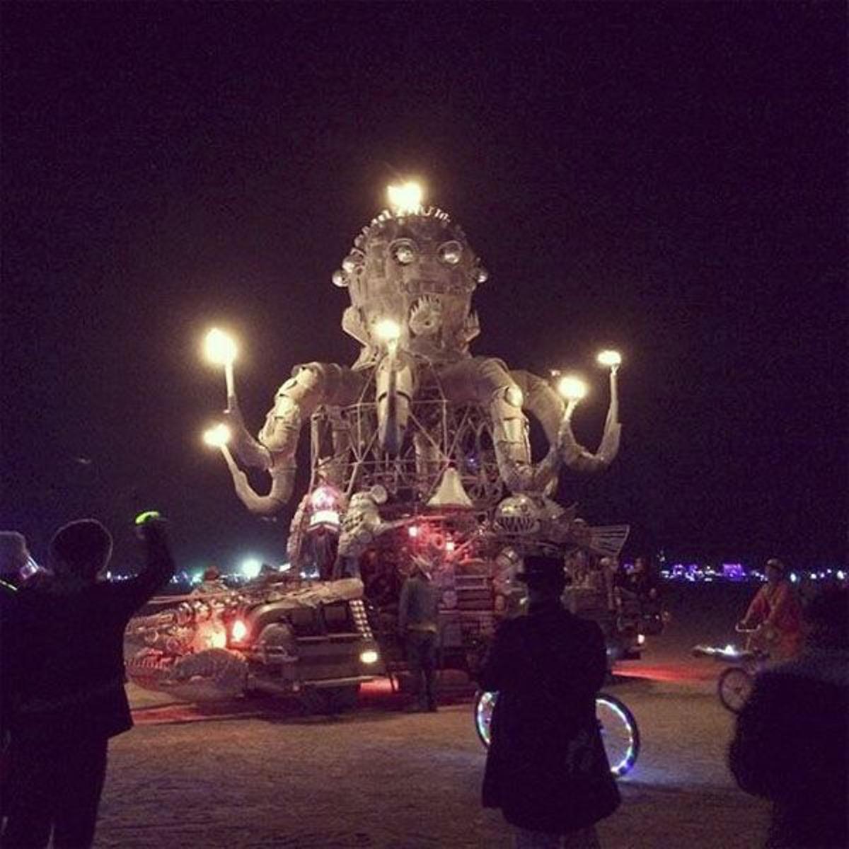 Esculturas en Burning Man 2015