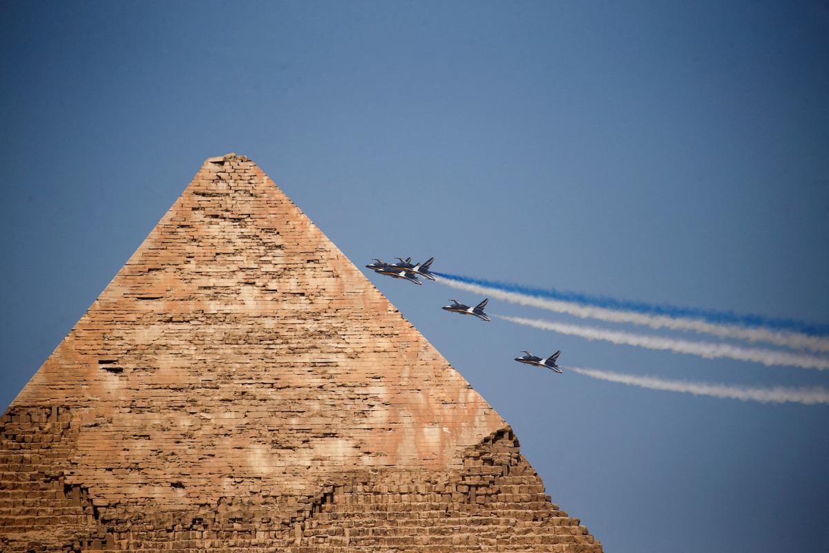 Prámides de Giza, en Egipto.