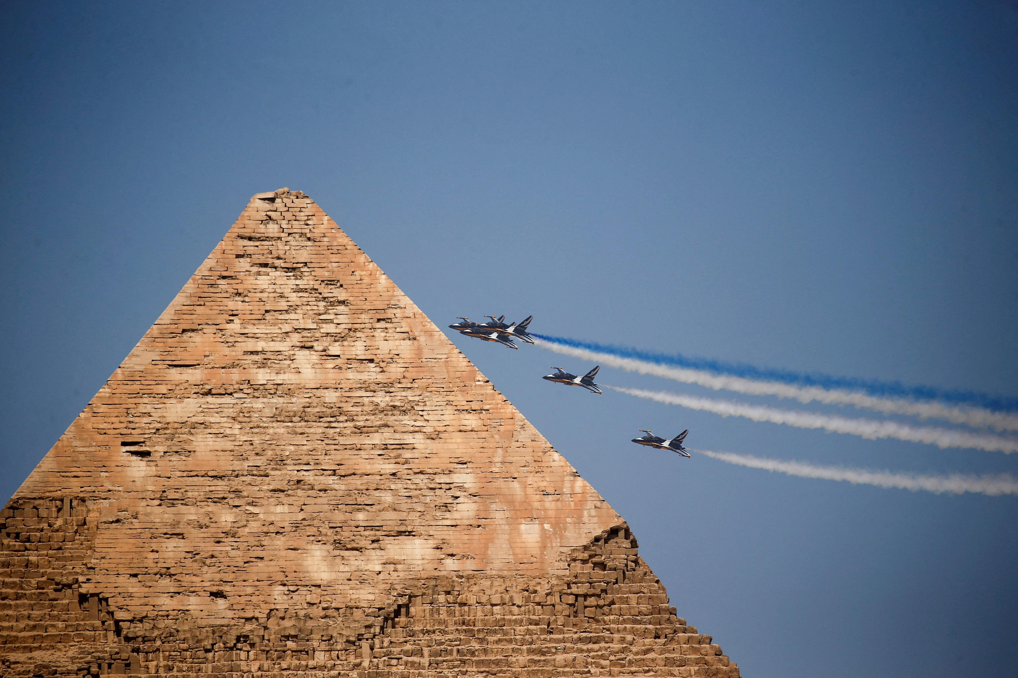 Prámides de Giza, en Egipto.