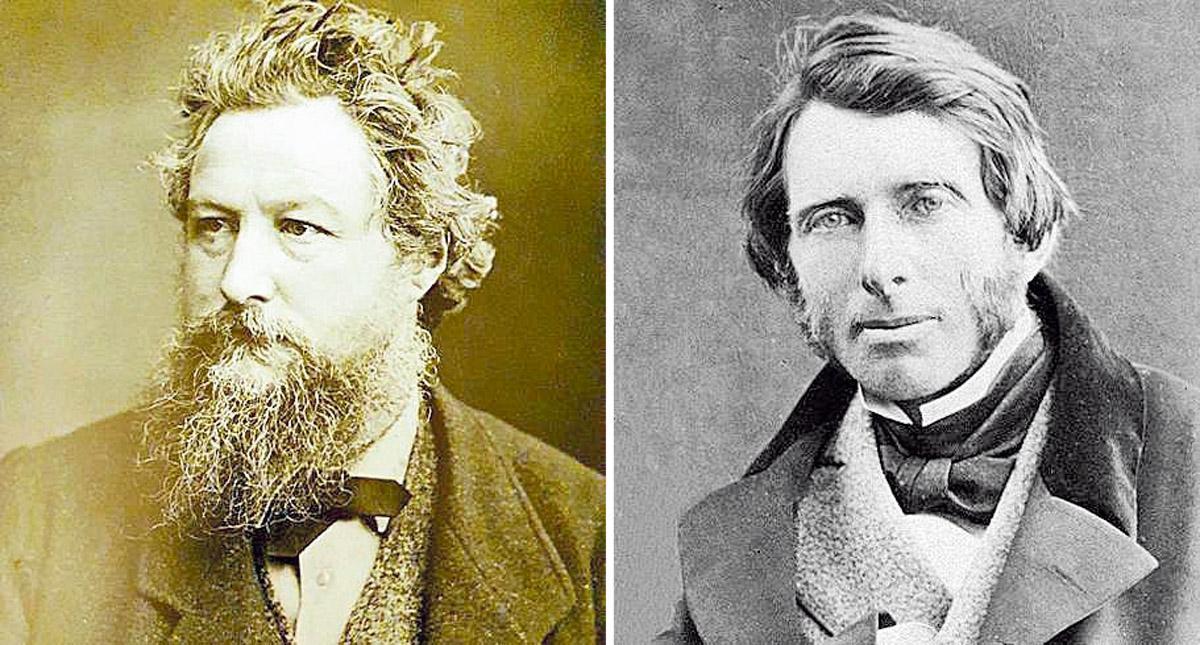William Morris y John Ruskin.