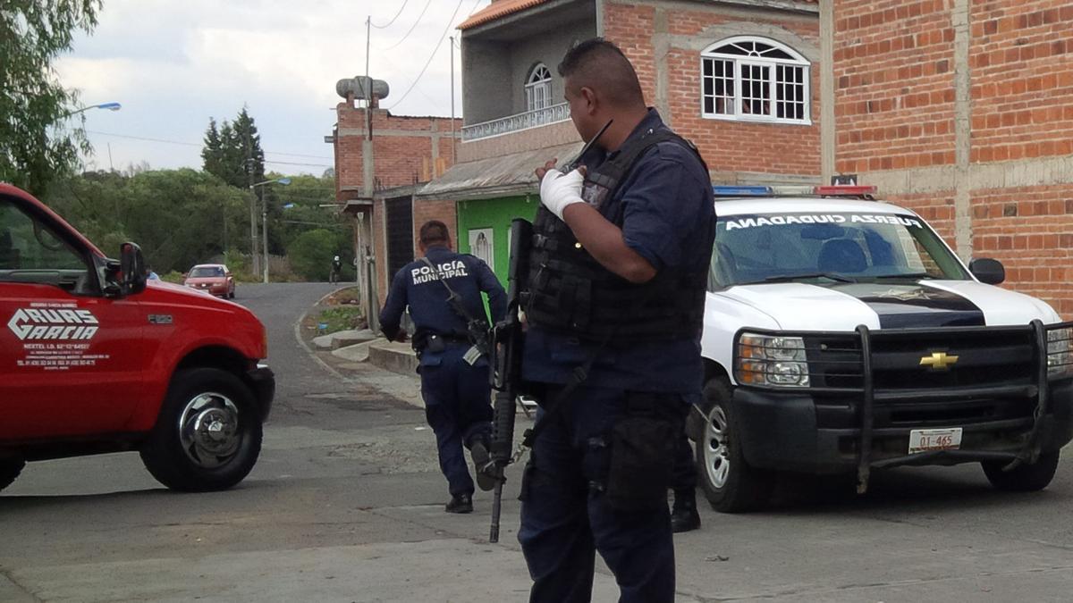 Agentes de la policía mexicana.