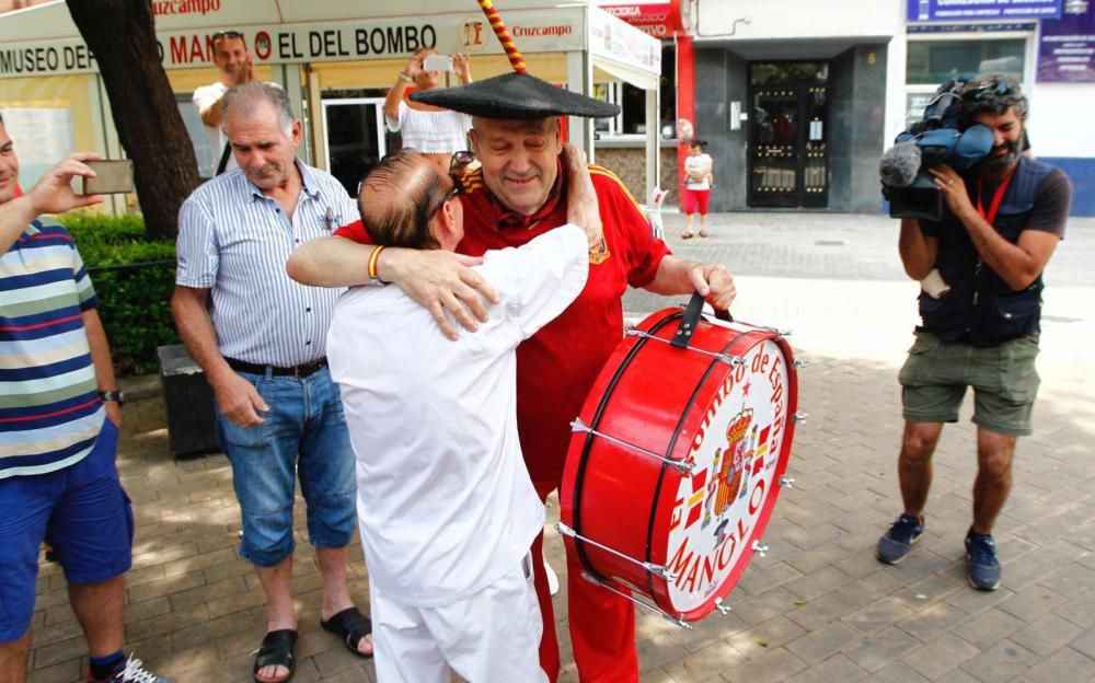 El bombo de Manolo llega a Valencia