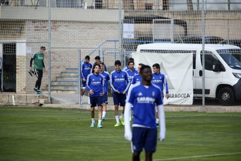 EL Zaragoza prepara el partido contra el Mirandés