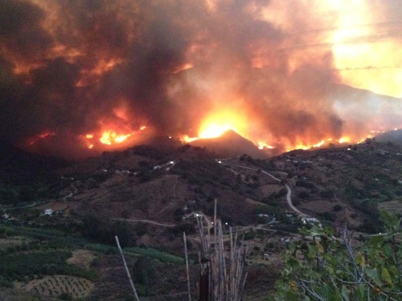 Cinco años desde el gran incendio de la Costa del Sol