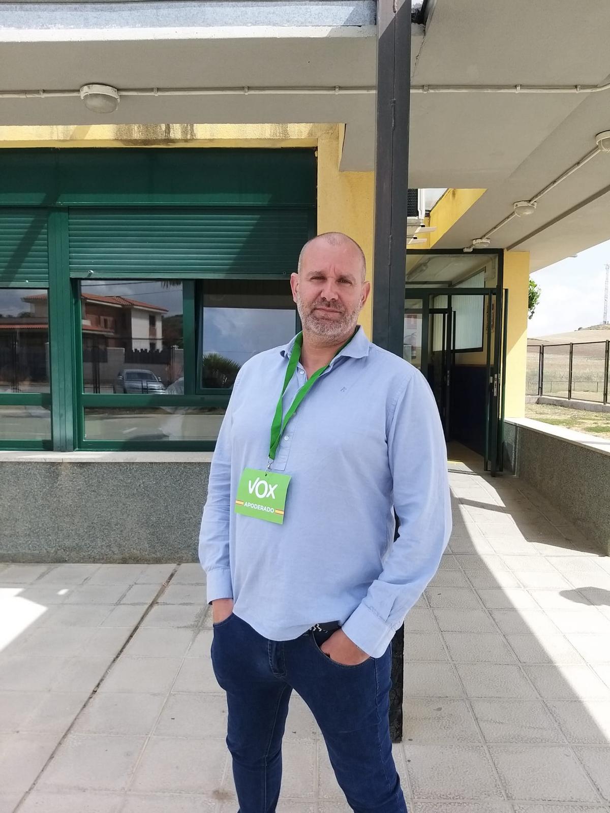 David García, candidato a la reelección como alcalde de Roales por Vox