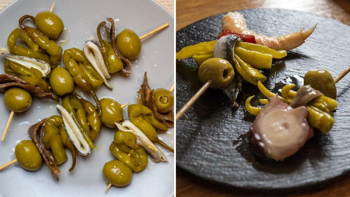 Diez gildas que puedes probar en este concurso gastronómico en Málaga.