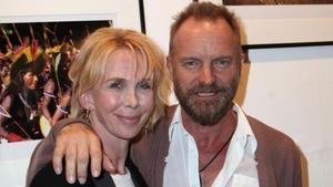 Una imagen de archivo de Sting y su mujer Trudie Styler.