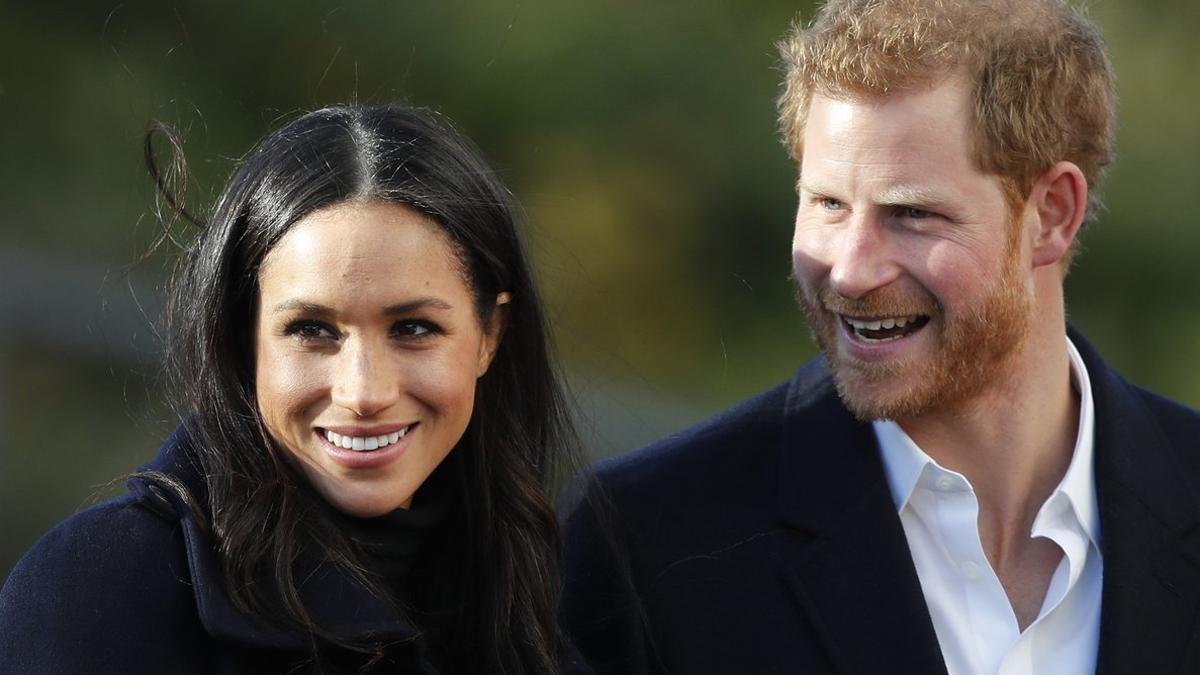 Meghan Markle y Enrique de Inglaterra, en el 2017.