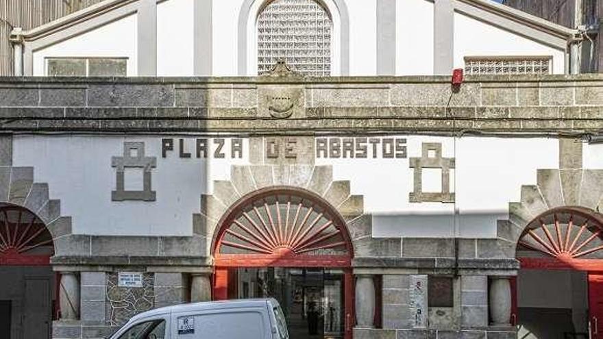 Plaza de Abastos de A Guarda, robada cinco veces en 45 días. // D.B.M.