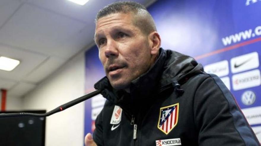 Simeone se prepara para el derby