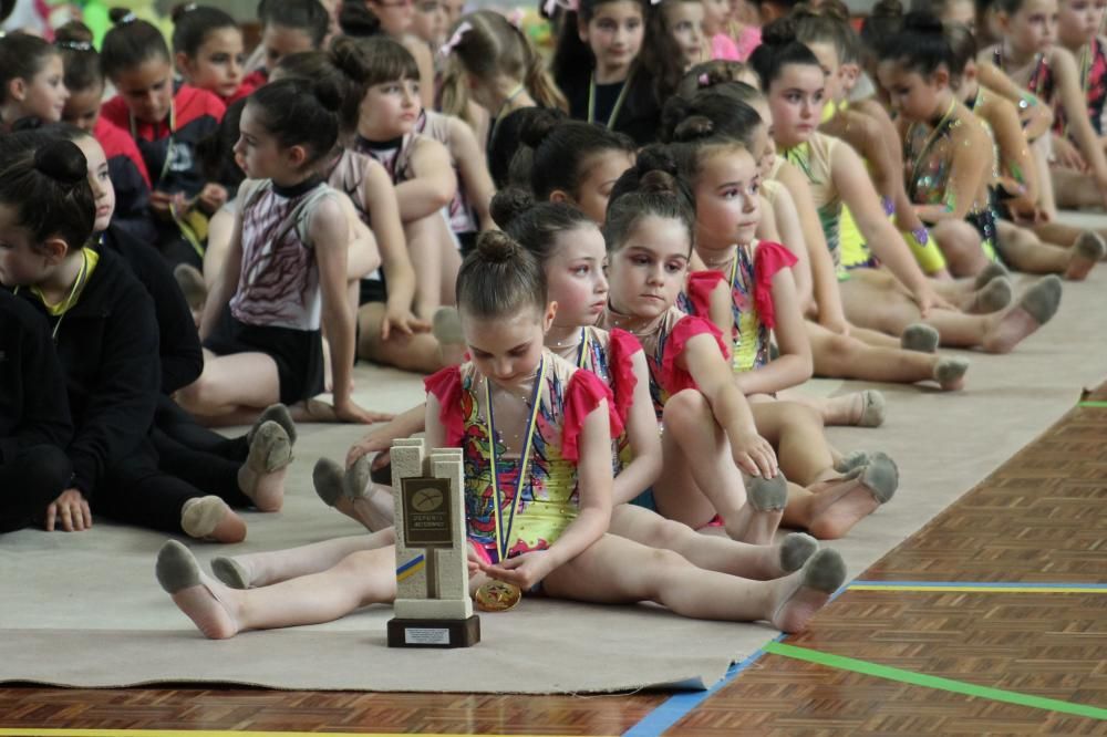 Las futuras "reinas" de la gimnasia asturiana