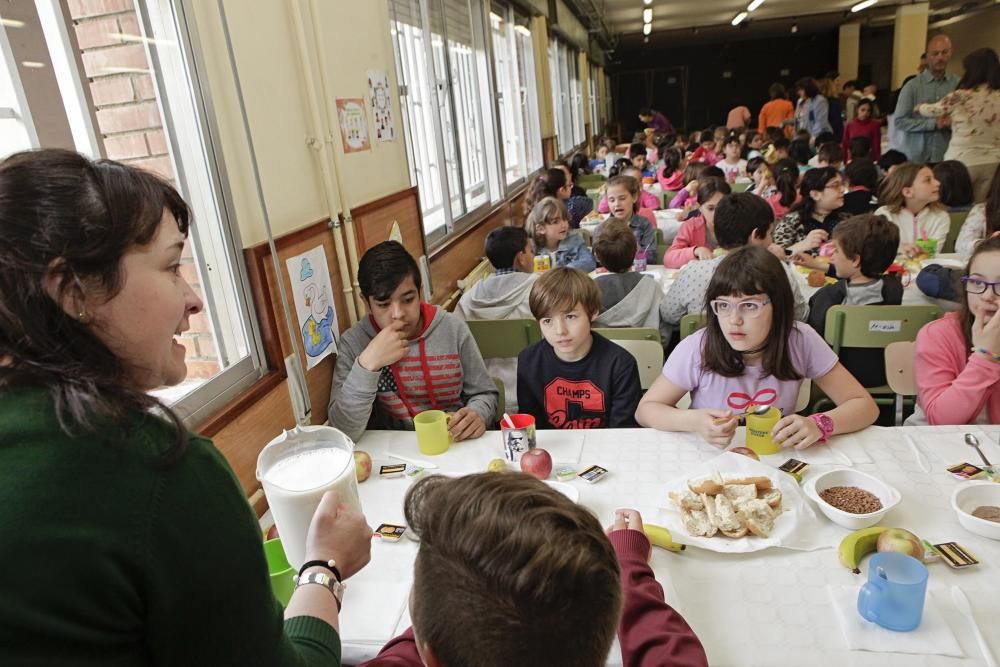 Desayuno saludable en el Colegio Nicanor Piñole