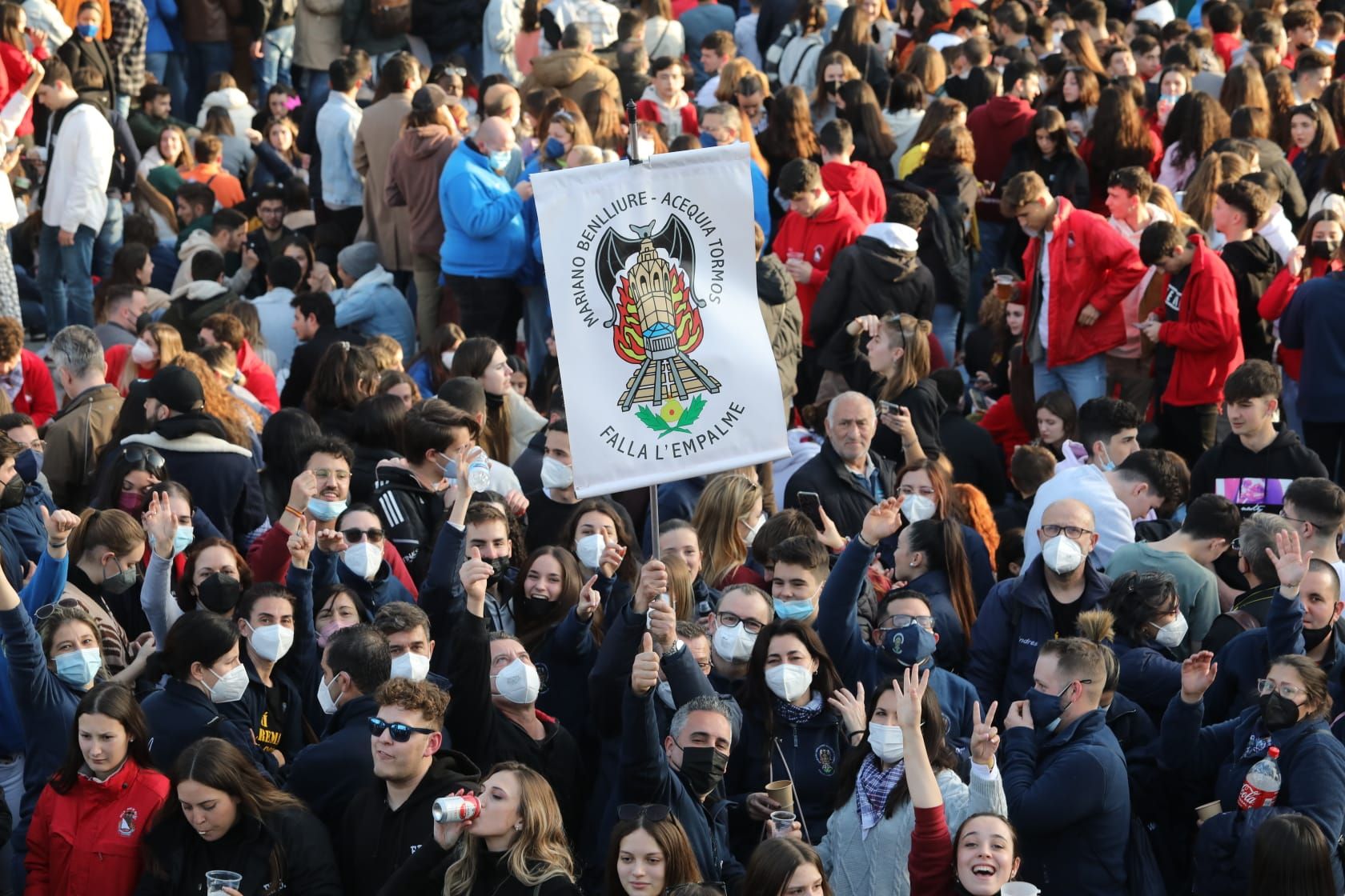 Así es el ambiente en la Crida