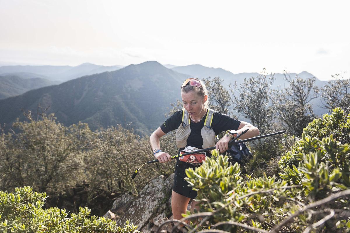La corredora Iris Pessey, en la última edición de Marató dels Dements