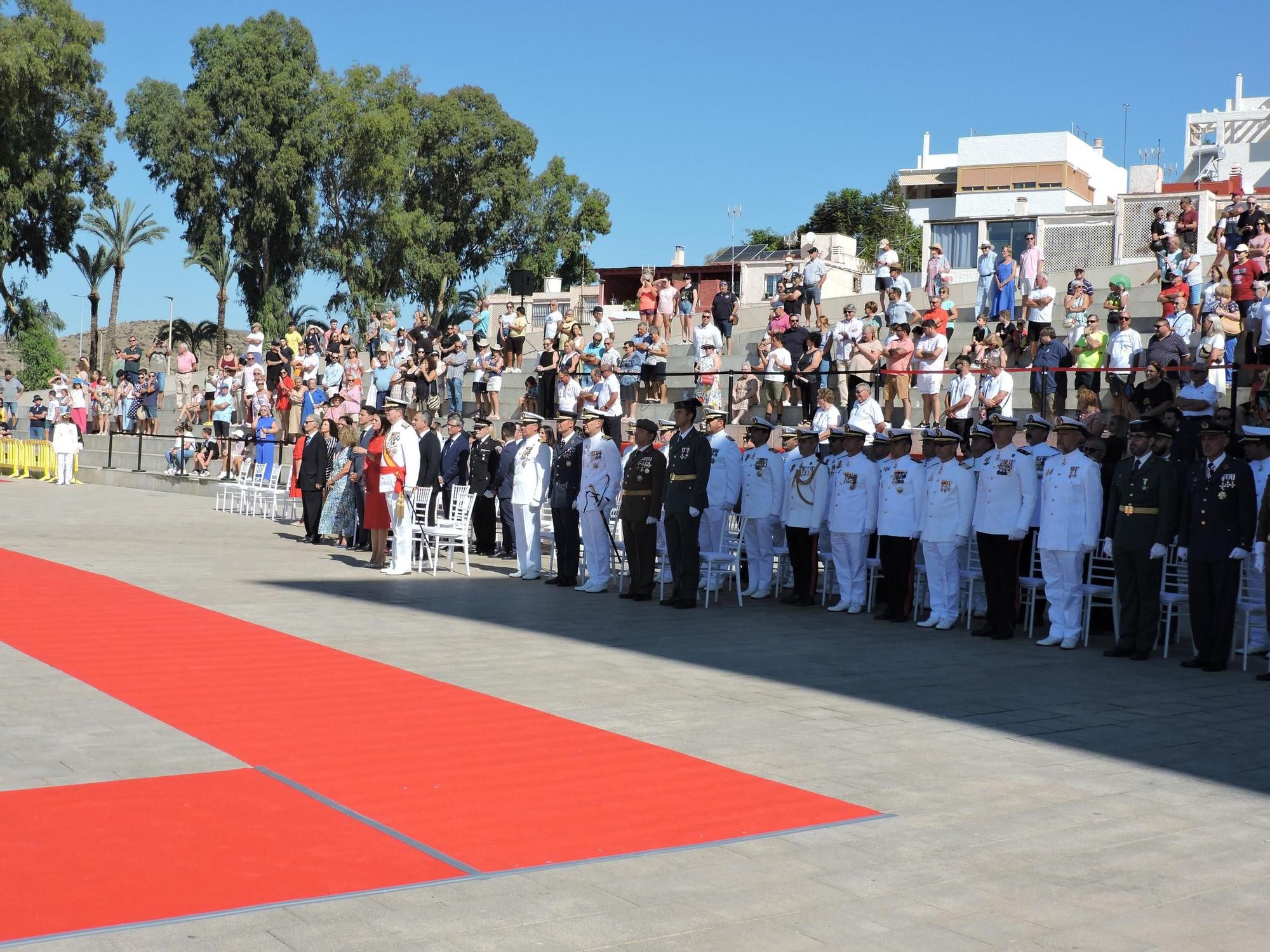 Jura de Bandera para personal civil en Águilas