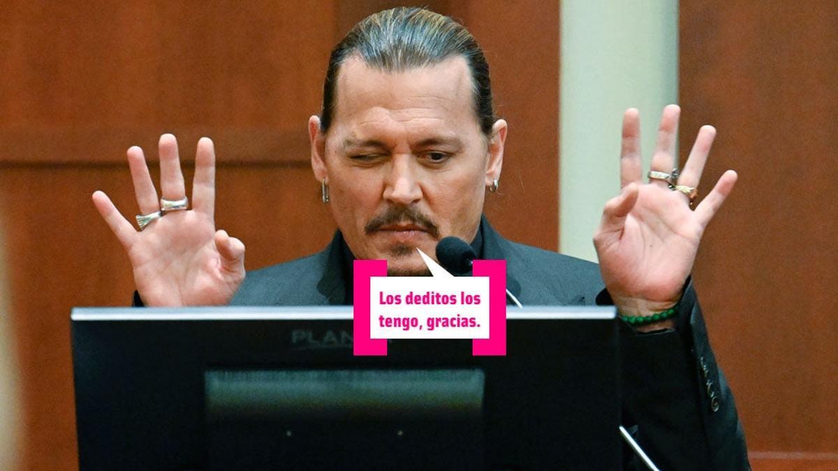 Johnny Depp en el juicio contra Amber Heard