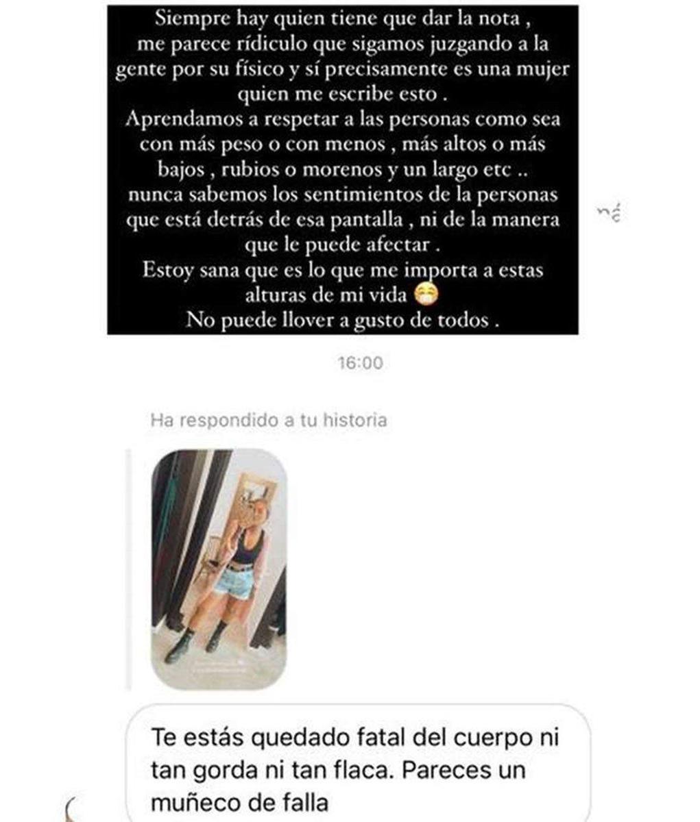 Críticas al físico de Rocío Flores en Instagram