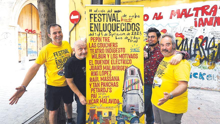 La localidad turolense de Luco de Jiloca celebra el humor con Enluquecidos