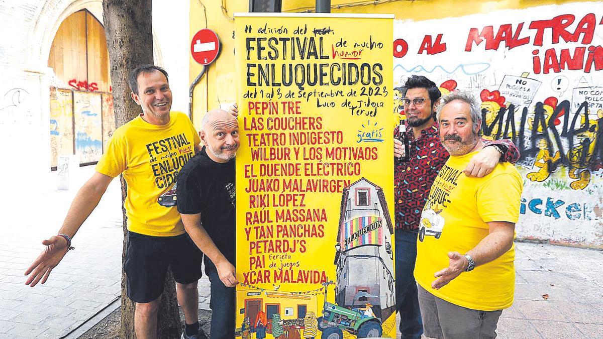 El Festival Enluquecidos se ha presentado este miércoles en El refugio del crápula de Zaragoza.