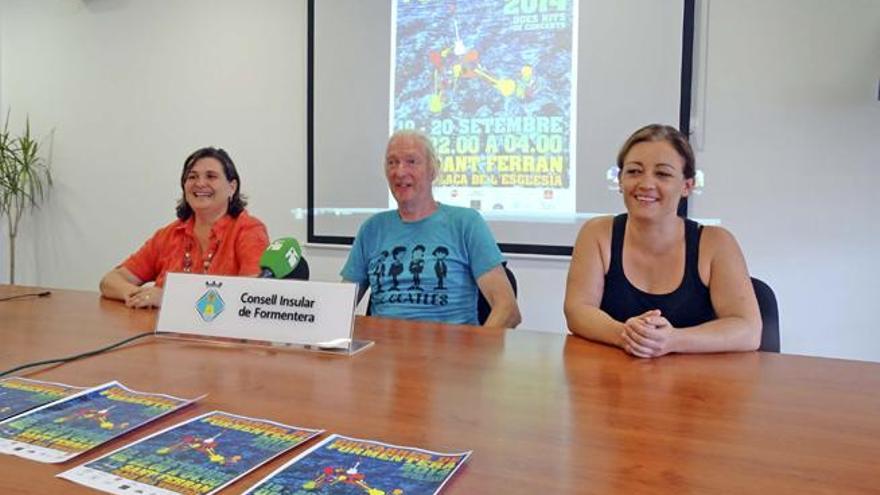 Sonia Cardona, Ekkehard Hoffmann y Alejandra Ferrer durante la presentación del festival.