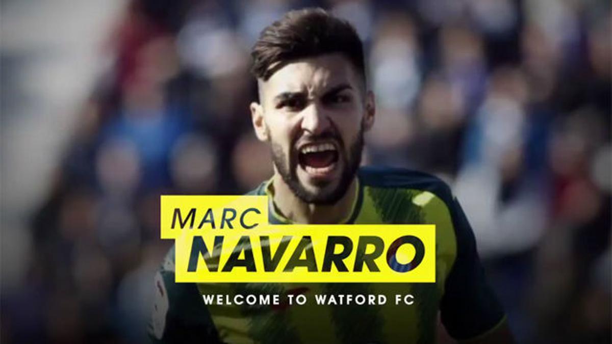 El Watford anuncia el fichaje de Marc Navarro