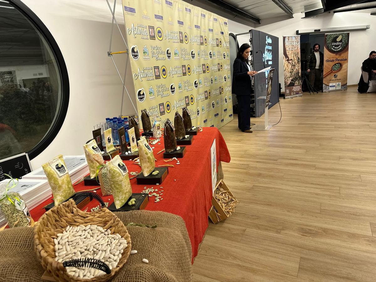 En primer plano, los premios que se entregaron.