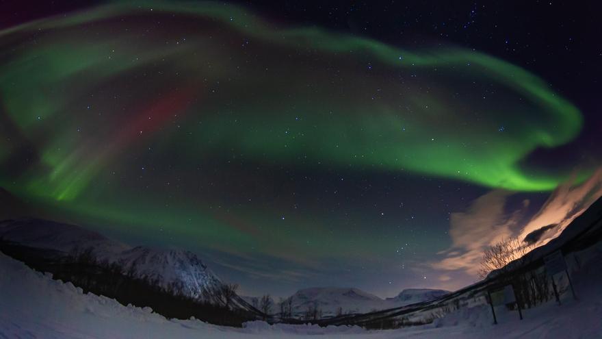 Juan Ramón Rodríguez, el grancanario cazador de auroras boreales, capta fotos espectaculares