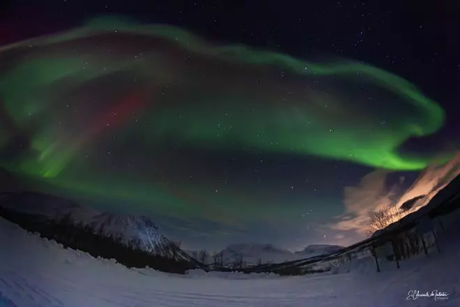 Juan Ramón Rodríguez, el grancanario cazador de auroras boreales, capta fotos espectaculares