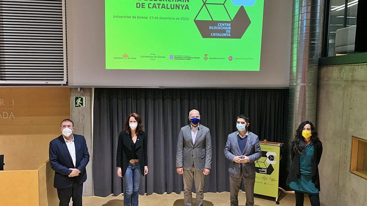 La inauguració del Centre Blockchain de Catalunya a Girona, el 23 de desembre passat.