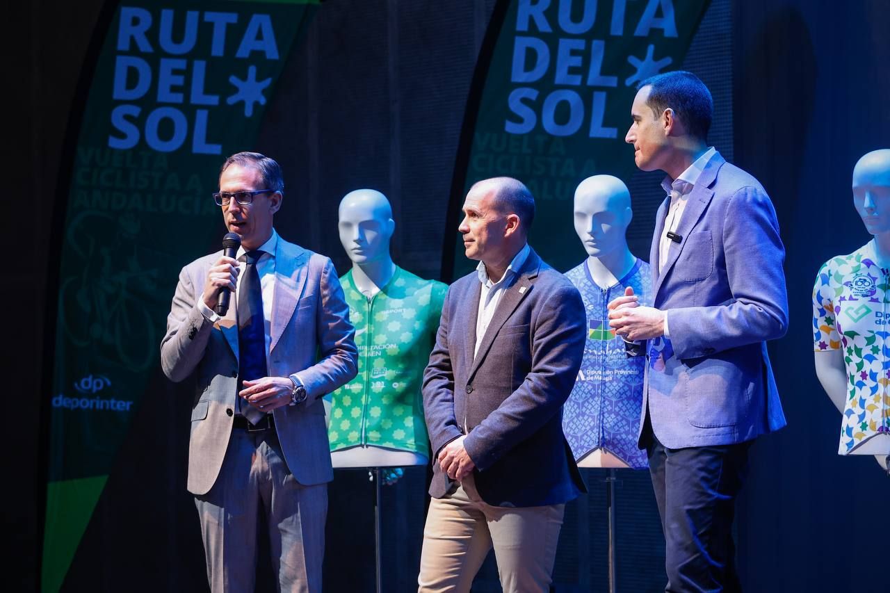 La presentación del centenario de la Ruta del Sol Vuelta Ciclista a Andalucía, en imágenes