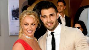 Britney Spears y su exmarido, el modelo Sam Asghari.