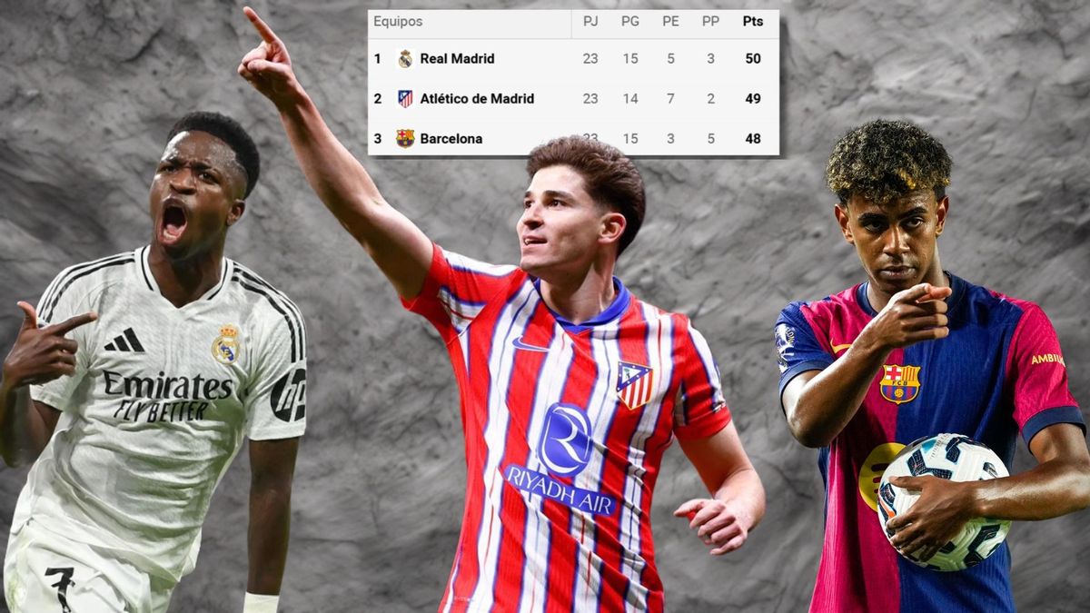 Vinicius, Julián Álvarez y Lamine Yamal.
